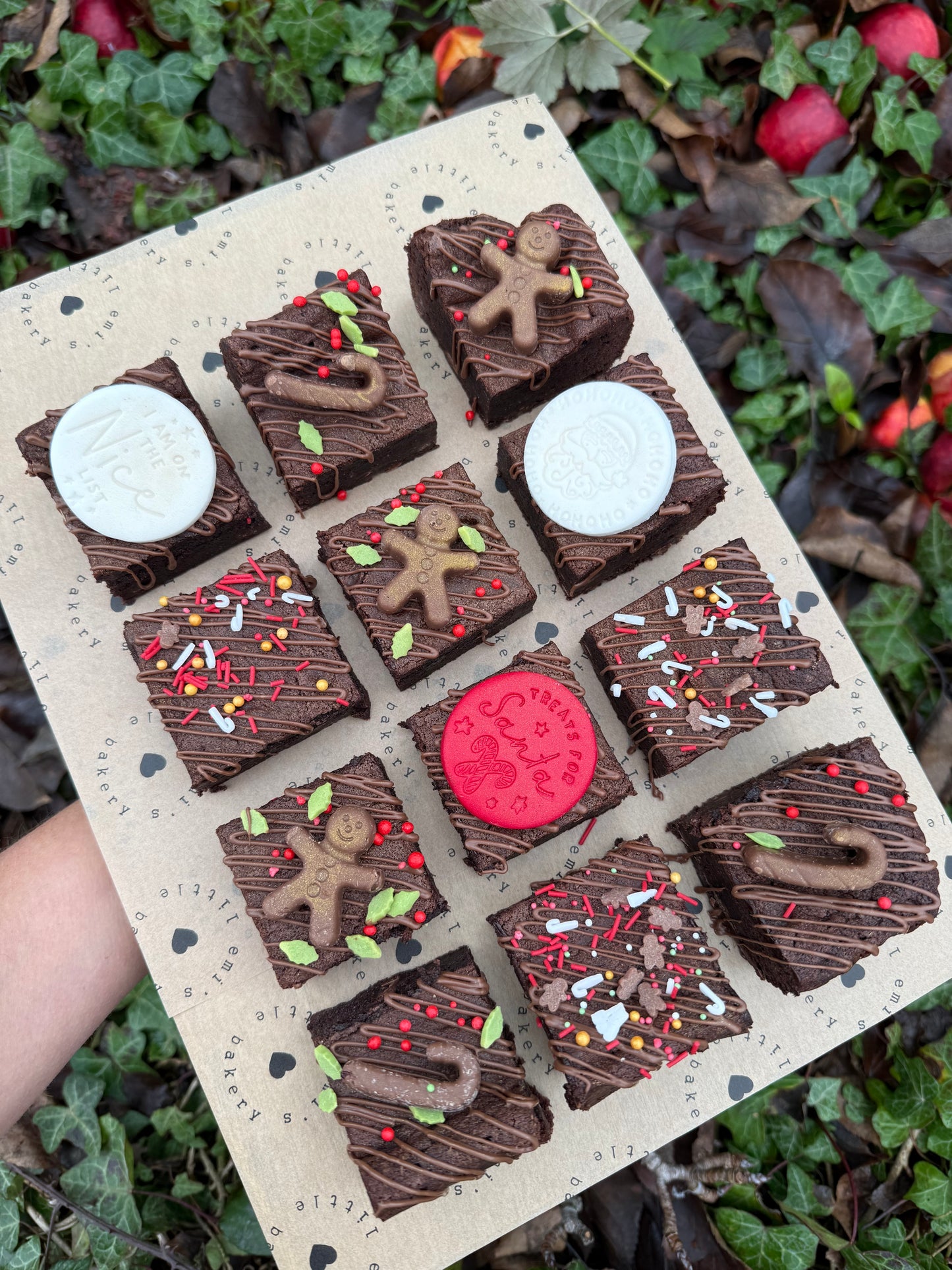 Festive Brownie Bites