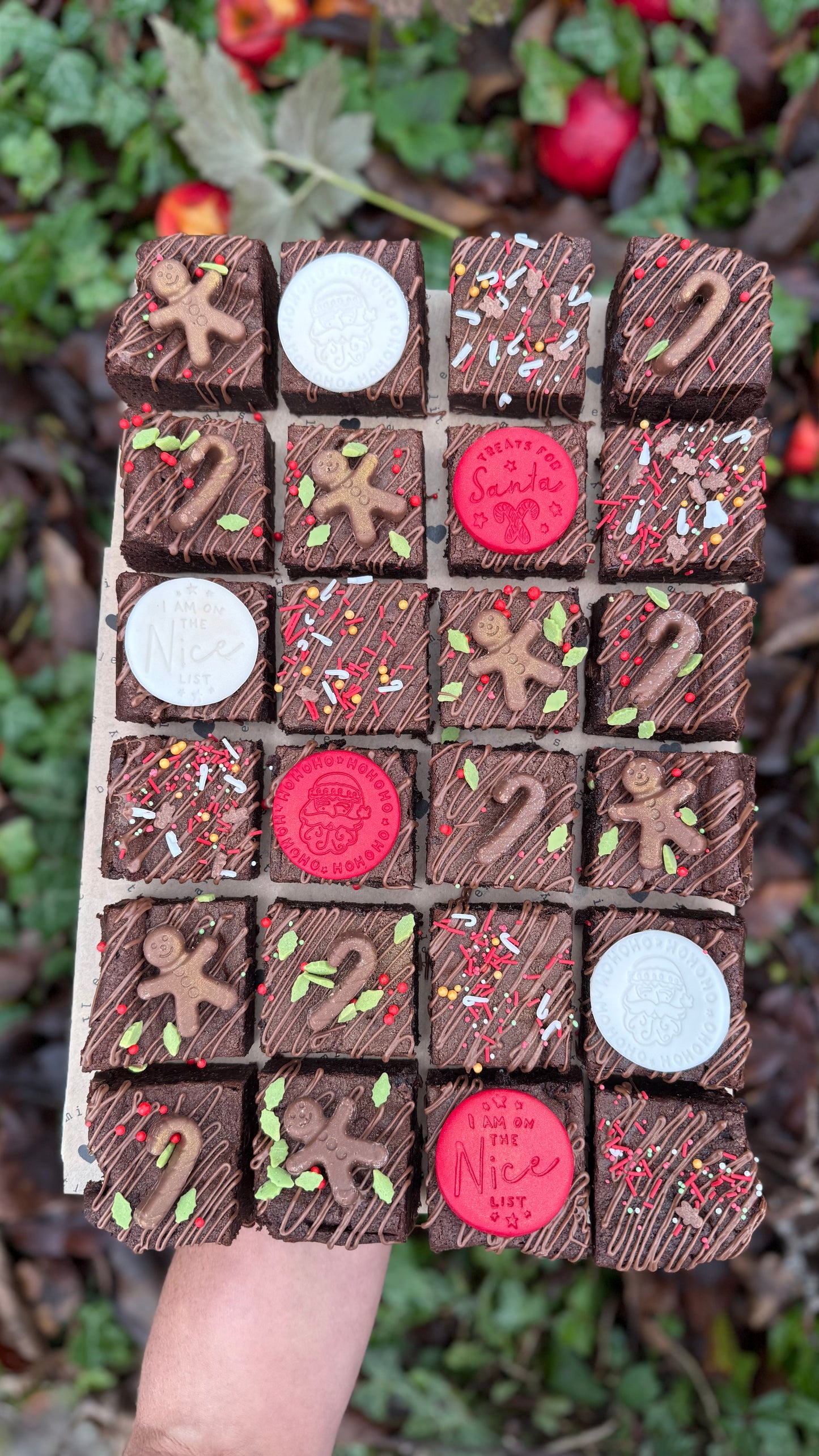 Festive Brownie Bites