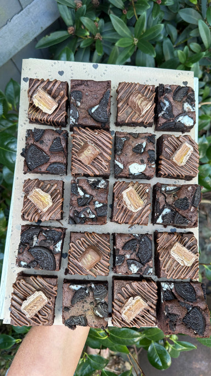 Mars, Twix & Oreo Brownie Bites