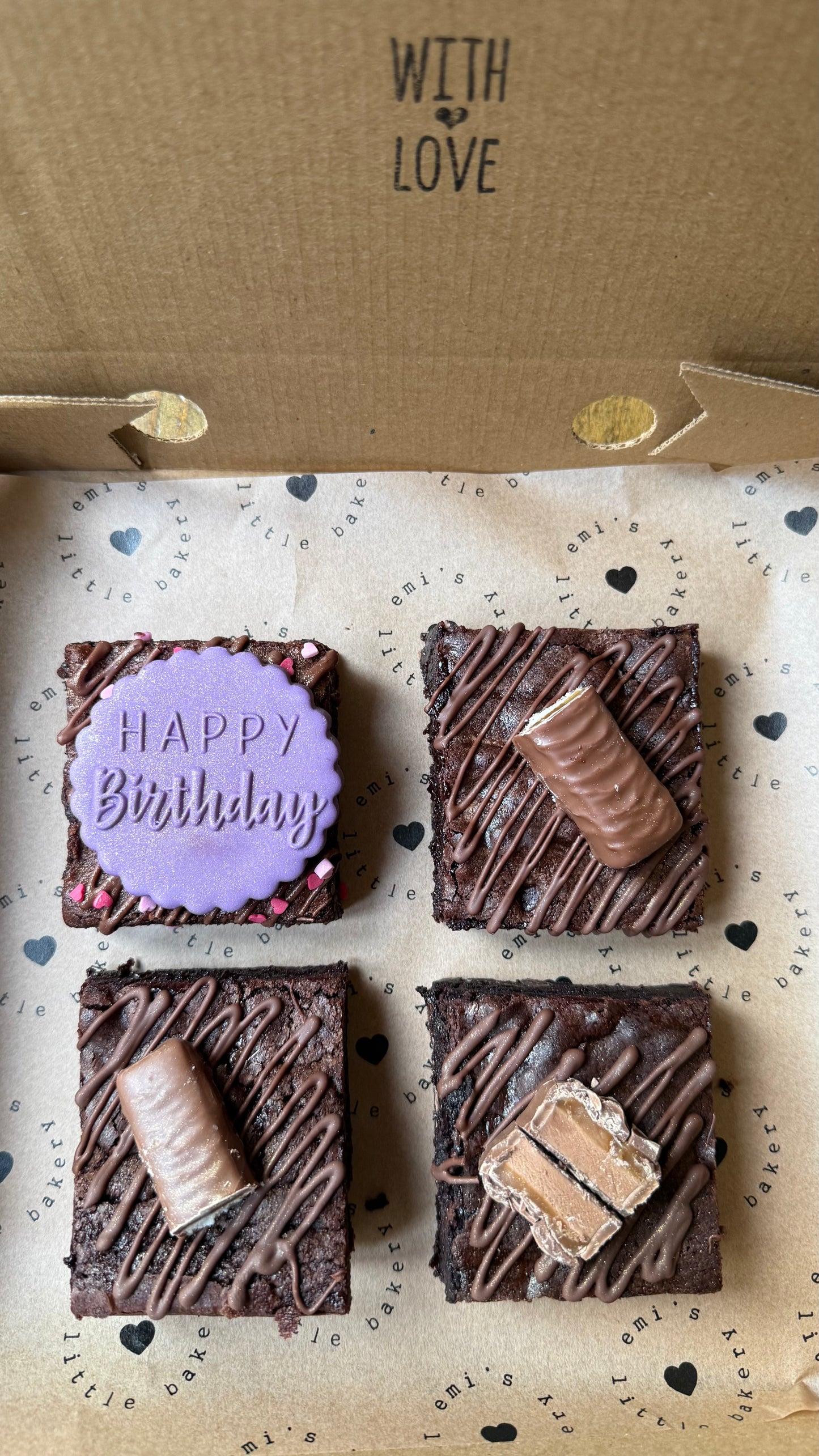 Birthday Brownies