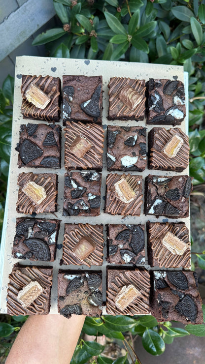 Mars, Twix & Oreo Brownie Bites